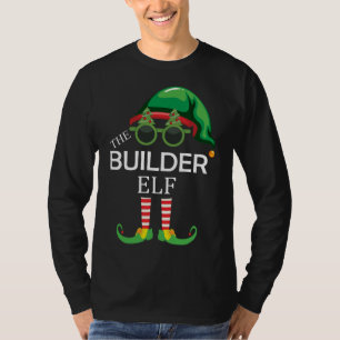 Camiseta O Elfo Construtor Natal Família Combinando