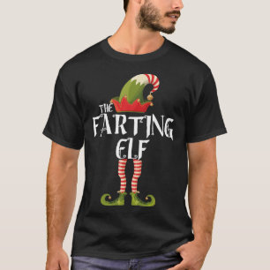 Camiseta o elfo da família do elf que peidou o natal