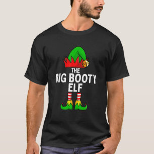 Camiseta O Elfo de Bunda Grande Natal Divertido para Famíli