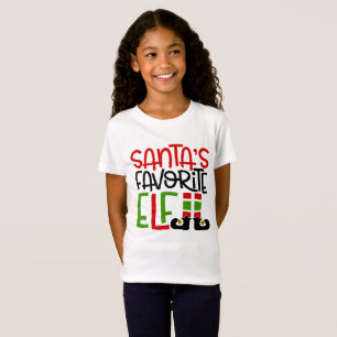 Camiseta O Elfo Favorito do Papai Noel Férias de Natal Dive