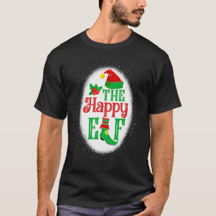 Camiseta O Elfo Feliz Correspondente Família Natal Elfo Ble