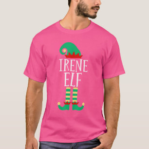 Camiseta O Elfo Irene Família Combinando Pijamas de Natal