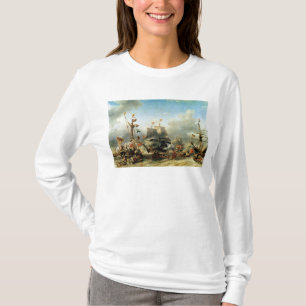 Camiseta O embarque de Ruyter e de William de Witt
