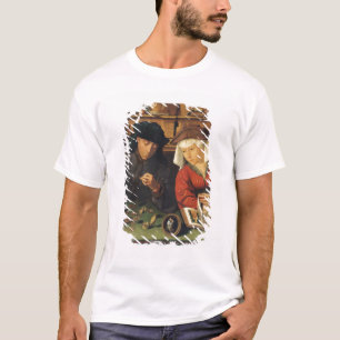 Camiseta O emprestador de dinheiro e sua esposa, 1514