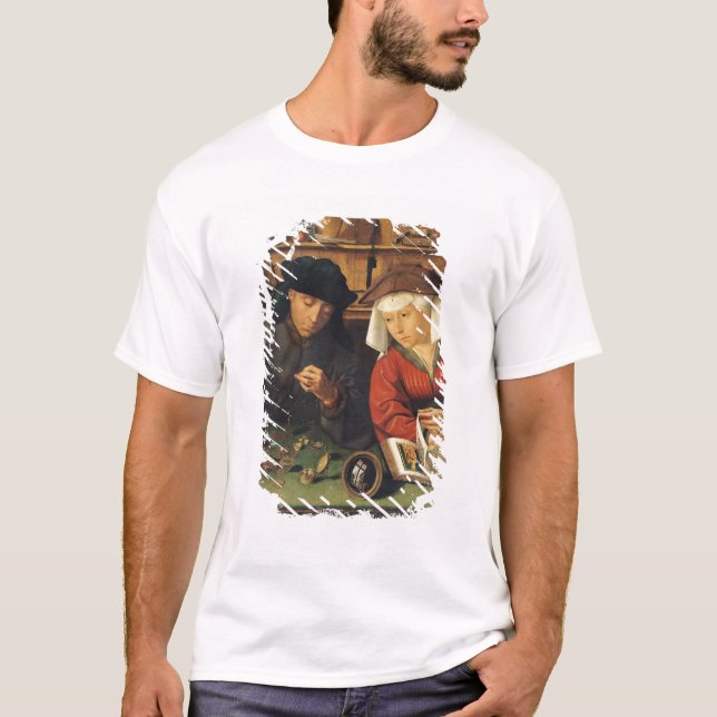 Camiseta O emprestador de dinheiro e sua esposa, 1514 (Frente)