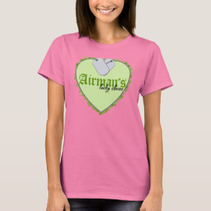 Camiseta O encanto afortunado do aviador