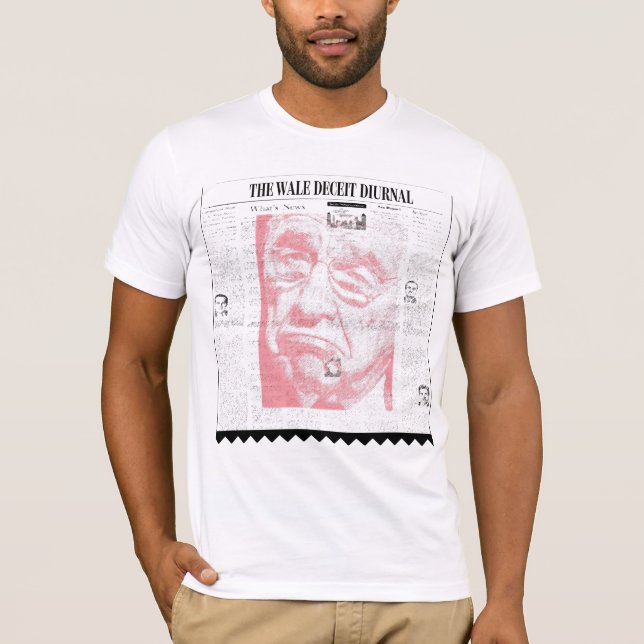CAMISETA O ENGANO DE WALE DIURNAL = WSJ (Frente)