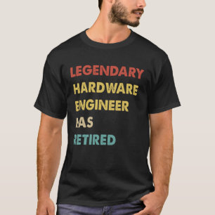 Camiseta O Engenheiro De Hardware Legendário Retroativo Est