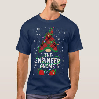 Camiseta O Engenheiro Gnomo Family Matching Group Xmas Ligh
