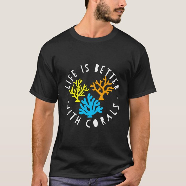 Camiseta O Engraçado Águia De Recifes De Saltwater Aquário  (Frente)
