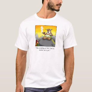 Camiseta O Engraçado Charuto Sábio Dons de Cartoon!