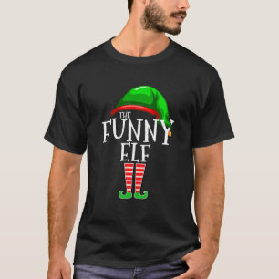 Camiseta O Engraçado Grupo Elf no Natal da Família