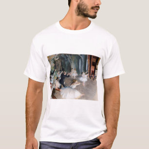 Camiseta O ensaio no palco, Edgar Degas