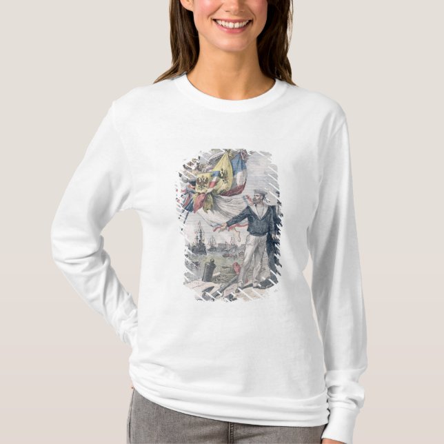 Camiseta O entendimento do Franco-Russo (Frente)