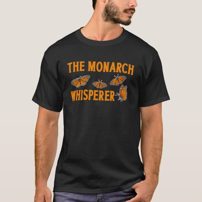 Camiseta O Entomologista Borboleta Monarca O Monarca Sussur (Frente)