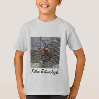 Camiseta O entomologista futuro caçoa o t-shirt