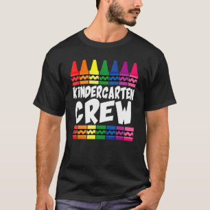 Camiseta O Equipamento De Tripulação Do Jardim De Infância