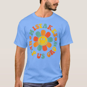 Camiseta O erro ajuda-nos a crescer, a manter o crescimento