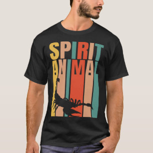 Camiseta O Escorpião É O Meu Retro De Animais Espirituosos