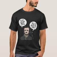 O escritor Raven Crow Gothic de Allan Edgar Poe Bo