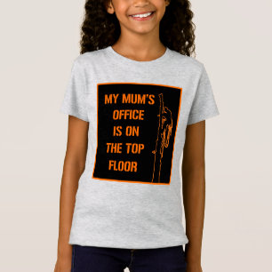 Camiseta O escritório da minha mãe arborista está no último