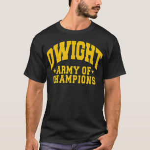 Camiseta O Escritório do Exército Dwight dos Campeões