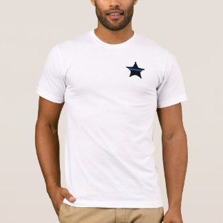 Camiseta O escritório dos xerifes dilui Blue Line