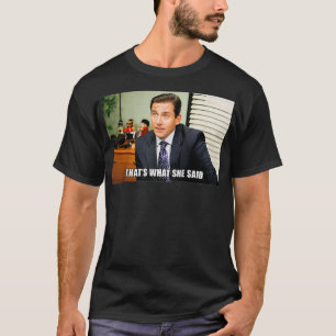 Camiseta O Escritório Michael Meme, foi o que ela disse