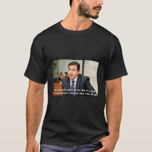 Camiseta O Escritório Michael Não Faz Ideia