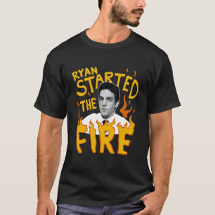 Camiseta O Escritório Ryan Começou O Fogo