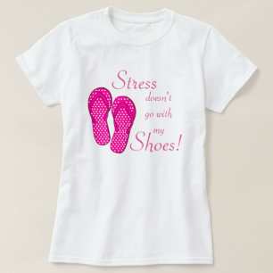 Camiseta O esforço não vai com meu t-shirt dos calçados