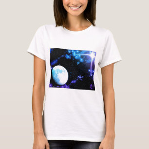 Camiseta O espaço azul