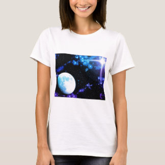 Camiseta O espaço azul