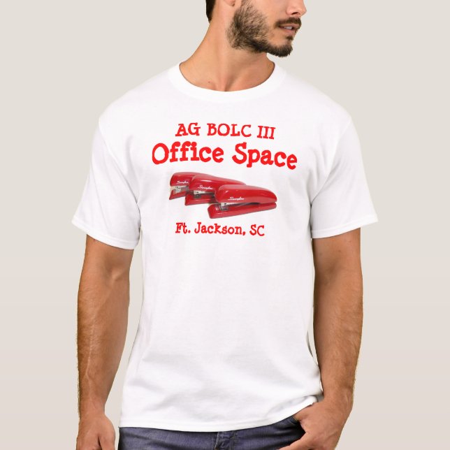 Camiseta O espaço de escritórios do AG (Frente)