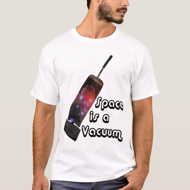 Camiseta O espaço é um vácuo (Frente)