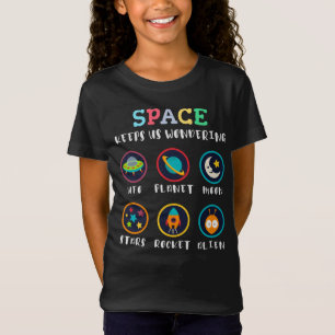 Camiseta O espaço nos deixa curiosos