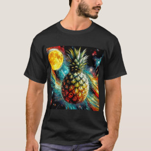 Camiseta O Espaço & o Abstrato & a lua #2