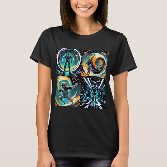 Camiseta O Espaço & o Astronauta (Frente)