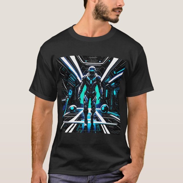 Camiseta O Espaço & o Astronauta#4 (Frente)