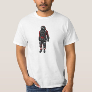 Camiseta O espaço projeta o astronauta do t-shirt do valor