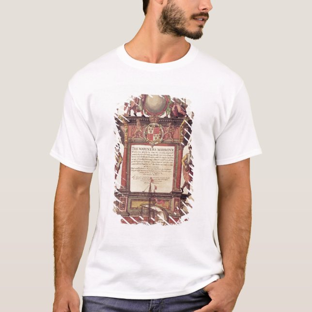 Camiseta O espelho dos navegadores, titlepage (Frente)