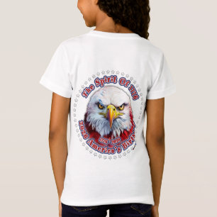 Camiseta O Espírito De 1776, 2026 Águia Vermelha da América