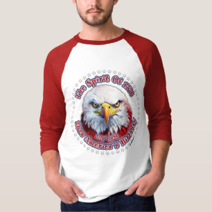 Camiseta O Espírito De 1776, 2026 Águia Vermelha da América