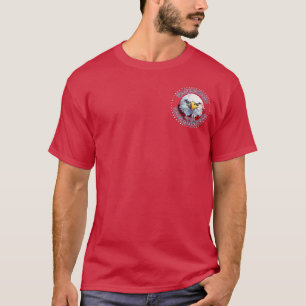 Camiseta O Espírito De 1776, 2026 Águia Vermelha de Fogo da