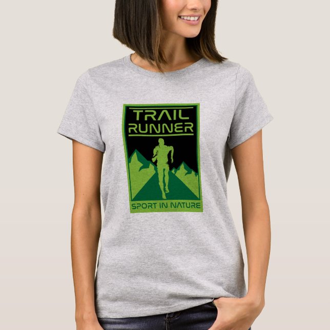 Camiseta O Esporte De Trilha Na Natureza (Frente)