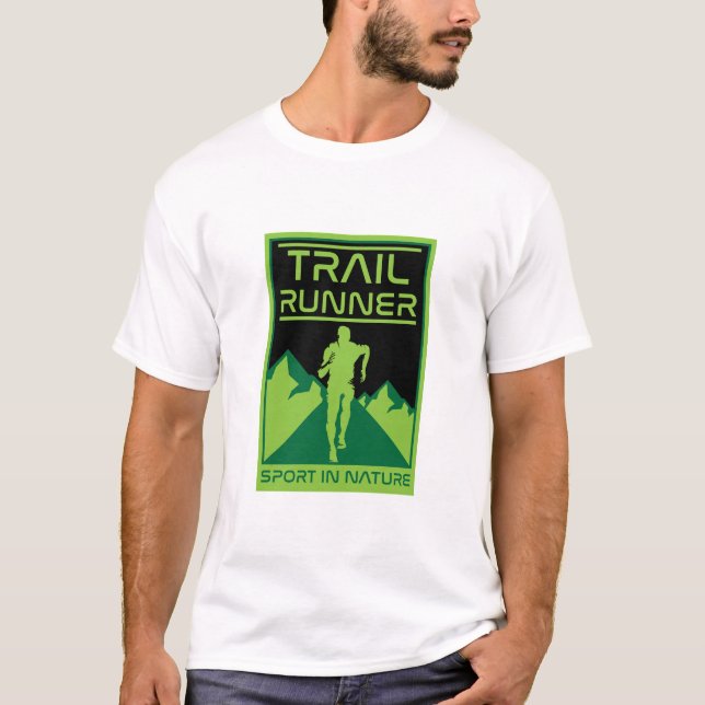 Camiseta O Esporte De Trilha Na Natureza (Frente)