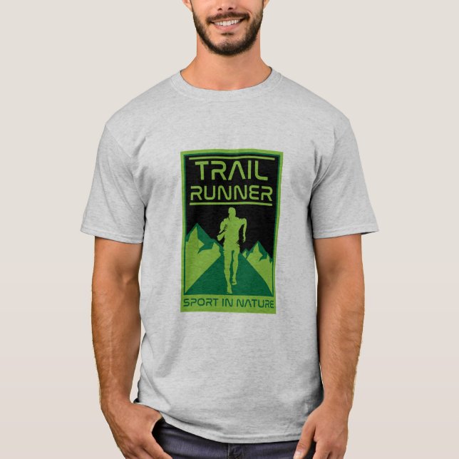 Camiseta O Esporte De Trilha Na Natureza (Frente)