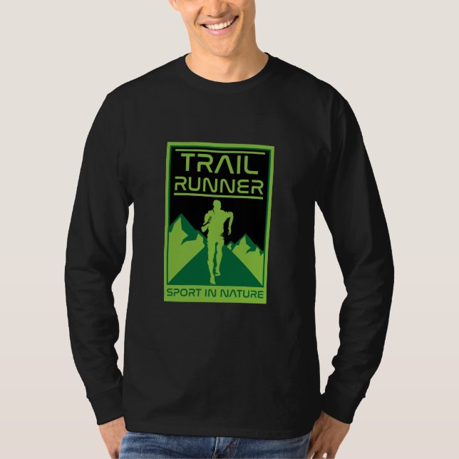 Camiseta O Esporte De Trilha Na Natureza (Frente)
