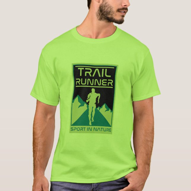 Camiseta O Esporte De Trilha Na Natureza (Frente)