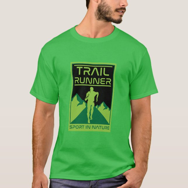 Camiseta O Esporte De Trilha Na Natureza (Frente)